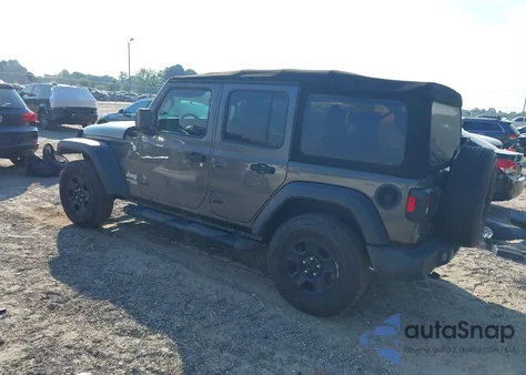2018 Jeep Wrangler Unlimited Sport S 4X4 z USA, uszkodzony, nr VIN 1C4HJXDG1JW160371